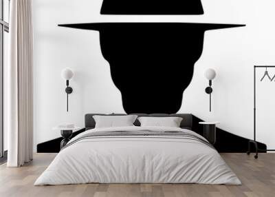 Spy Profile Icon  Wall mural