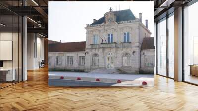 Lanton city hall in town Bassin d'Arcachon in France Wall mural