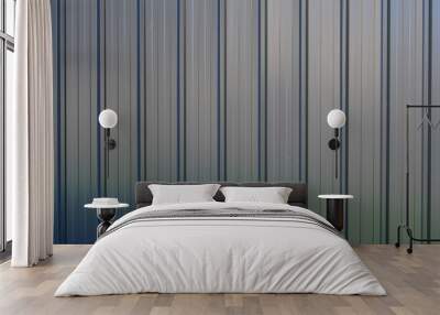 steel background metal with planks grey horizontal Wall mural