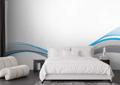 blue/grey business background Wall mural