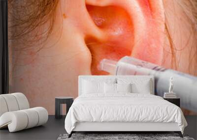 Ear wash Wall mural