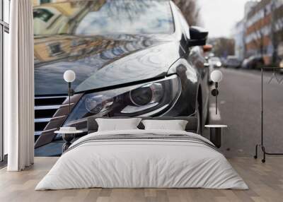 Modern car headlight Wall mural