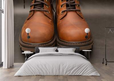 Pair of new winter boots Wall mural