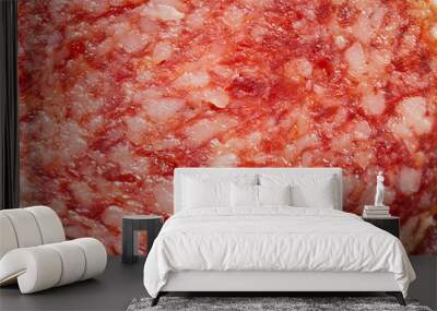 Salami texture Wall mural