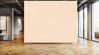 Plywood Surface Texture Background Vector Illustration  Wall mural