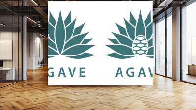 Agave, mexican plant for distill tequila Wall mural