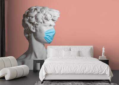 david sculpture mask Wall mural