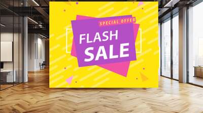 flash sale banner Wall mural