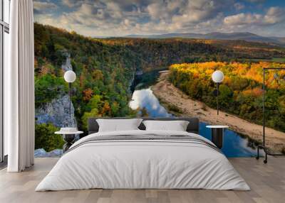 Buffalo National River from above Wall mural