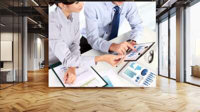 business people at the meeting Wall mural