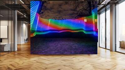 light painting Wall mural