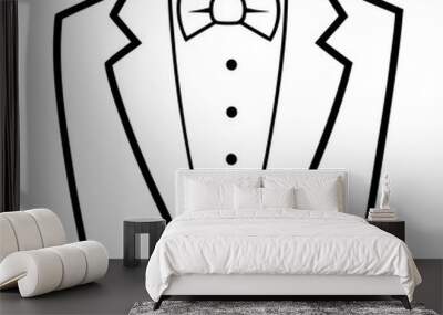 Tuxedo Wall mural