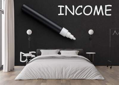 Debt-to-Income Concept Wall mural