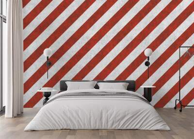 red strip road Wall mural