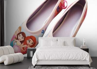 two pairs of shoes Wall mural