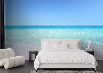 tropical sandy beach summer concept background Wall mural