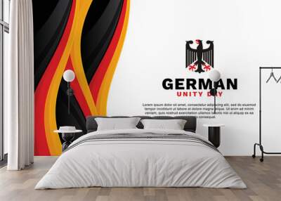 German Unity Day Background Event Wall mural