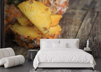 fresh pineapple sweet fruit Wall mural