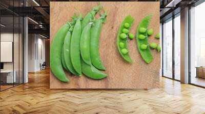 Green soybeans Wall mural