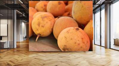 Santol fruit in the market Wall mural