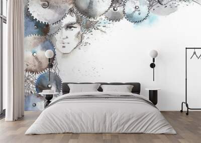 man Wall mural