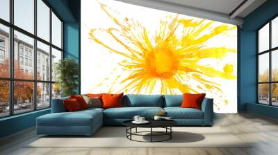 the sun Wall mural