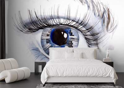 urban eye Wall mural