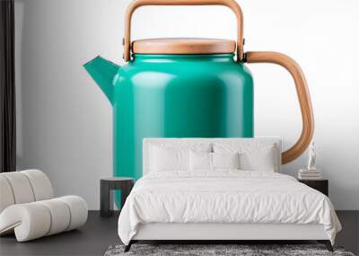 A hot water kettle isolated on a white background Wall mural