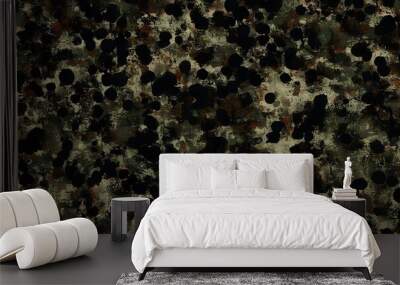 
army camouflage background, forest design, hunting textile pattern Wall mural