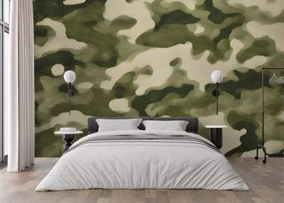 camouflage army dark background hunting style fashion print for fabric Wall mural