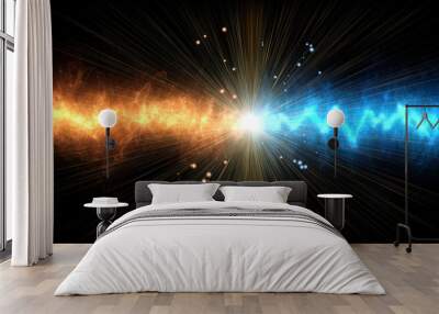 two energy Wall mural