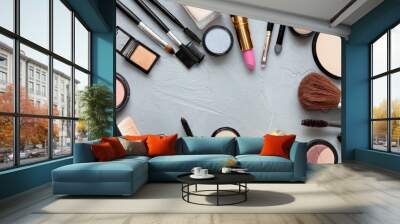 Crushed decorative cosmetics Wall mural