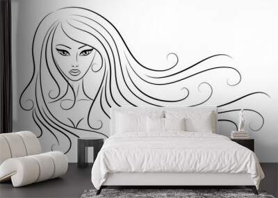 Elegant lines. Wall mural