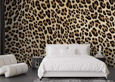 leopard background texture cat real hair stylish design leopard Wall mural