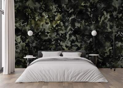 
military camouflage texture army green hunting textile design Wall mural