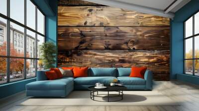 Old Wood texture background Wall mural