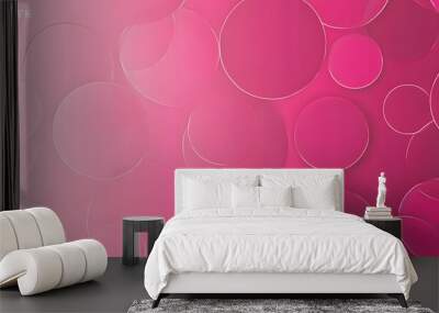 Pink abstract backdrop. Banner background for graphic design Wall mural