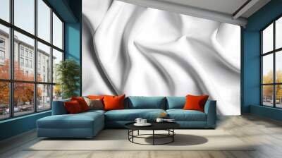 White leather texture background Wall mural