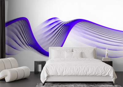 Elegant abstract wave, beautiful background for art projects Wall mural