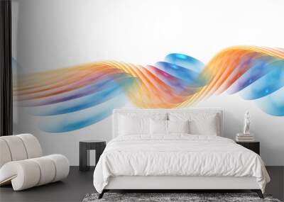 Elegant abstract wave, beautiful background for art projects Wall mural