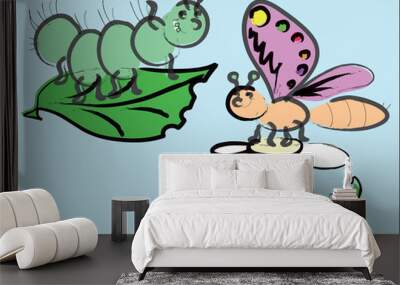 Insects Wall mural