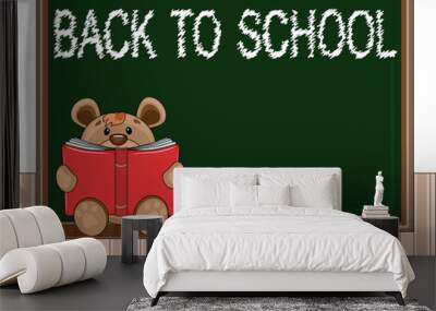 School blackboard Wall mural