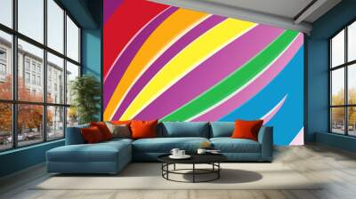 rayos de colores Wall mural