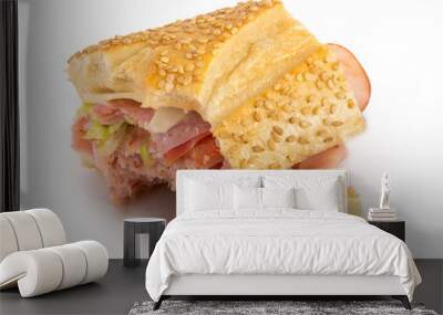 Bitten Sandwich Wall mural