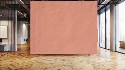 Light pink terracotta plaster rough wall texture background	 Wall mural