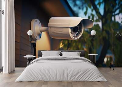 CCTV security camera for home security & surveillance, Generative Ai Wall mural