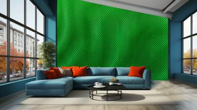 Abstract background of multicolored stripes and fine mesh Wall mural