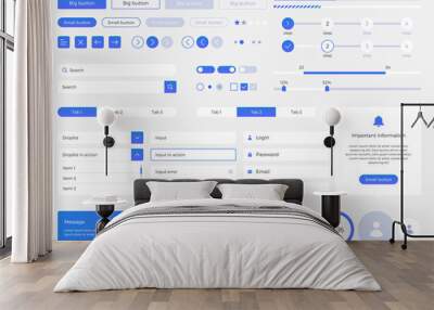 web-ui-elements-kit copy Wall mural