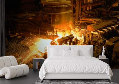 Industrial metallurgy Wall mural