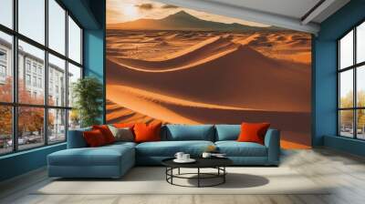 Golden Dunes Wall mural